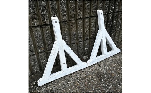 エイジング調アンティークのフェイクドアー大 自立固定用スタンド（オプションのみ）