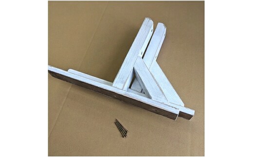 エイジングアンティーク調 フェイク窓のオブジェ 自立固定用スタンド（オプションのみ）