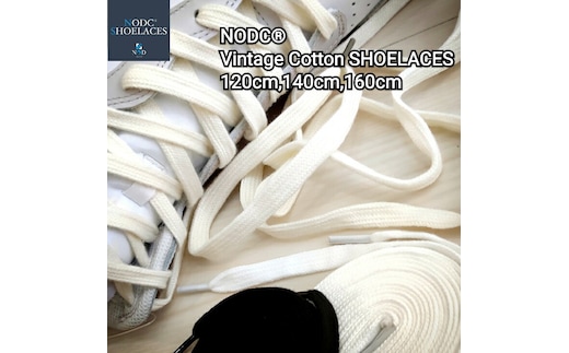 NODC Vintage Cotton SHOELACES ３セット