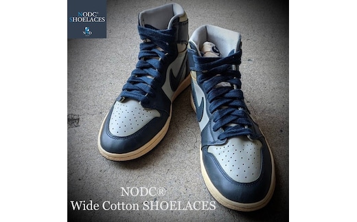 NODC Wide Cotton SHOELACES ３セット