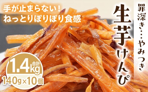 罪深き… やみつき「生芋けんぴ」10個セット