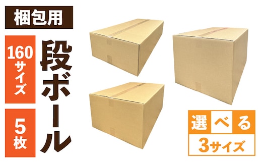 梱包用段ボール 160サイズ 5枚