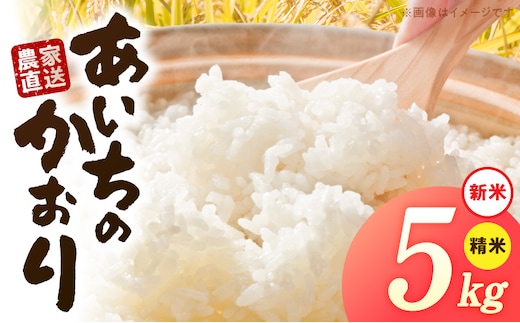 【R8年産新米 先行受付】「あいちのかおり」（5kg）＜農家直送＞