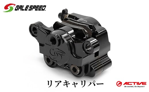 GALESPEED ビレット・リア2Pキャリパー（アキシャル84mm） ブラックアルマイト 