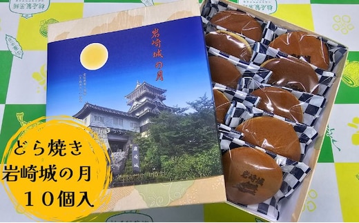 どら焼き 岩崎城の月 10個入 どらやき 和菓子 愛知 日進市