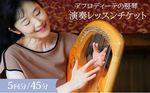 アフロディーテの竪琴 演奏教室チケット レッスン 体験 チケット 楽器 愛知県 日進市