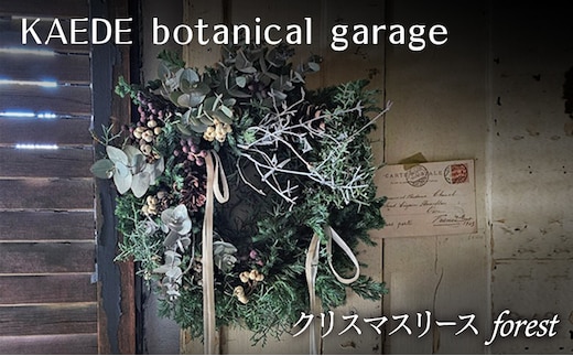 クリスマスリース（forest）リース クリスマス 直径約30cm インテリア ドライフラワー 雑貨 プレゼント ギフト 贈り物 お部屋 玄関飾り 日進市 愛知県