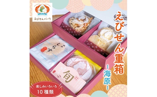 えびせん重箱 海原 えびせんパーク 煎餅 せんべい 海老せんべい たこせん たこせんべい いかせんべい 海老 いか たこ 姿焼き 詰め合わせ お菓子 おつまみ おやつ 美浜町 愛知県 特産品 おみやげ お歳暮 お中元