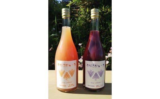 幸田町産 ぶどう使用 100％ジュース 2種 詰め合わせ 無添加 無糖 無加水 ぶどうジュース