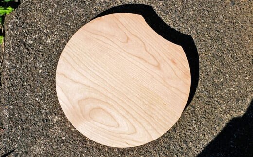 cutting board(カッティングボード) ブラックチェーリー材 まな板 丸型 調理器具
