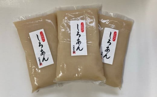 甘さひかえめ 白あんセット 1kg×3