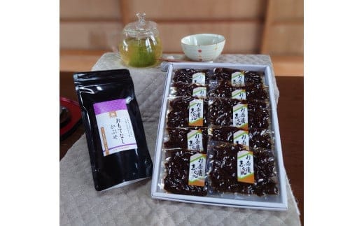 お茶濆けしぐれと水沢かぶせ茶の「お茶漬けセット」