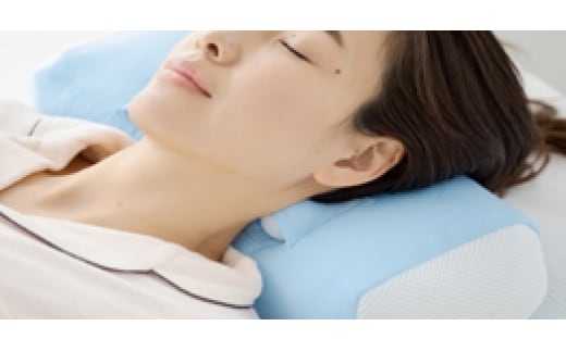 医学博士と頸椎を中心に考えた凹型まくら Ｌサイズ グレー色