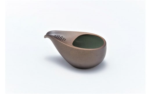 【萬古焼（ばんこやき）】玉露、かぶせ茶、高級茶葉をより美味しく愉しむ茶器。和洋のインテリアを選ばないモダンデザイン。ひとしずく（急須と煎茶碗）セット 【ちゃ】 藤総製陶所