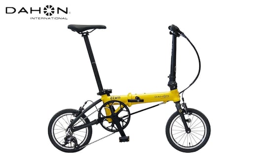 40年の歴史をもつ米国ダホン社の高性能折り畳み自転車 DAHON International Folding Bike tbm クロムイエロー