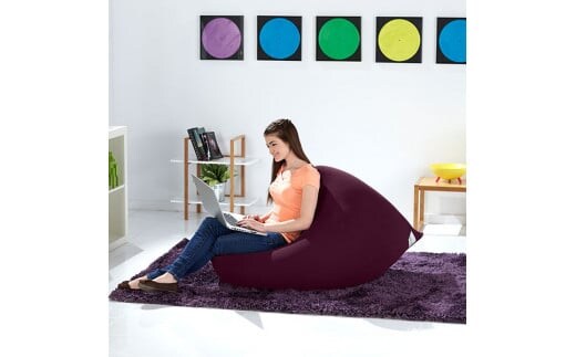 Yogibo Mini Premium（ヨギボー ミニ プレミアム）＜ディープパープル＞