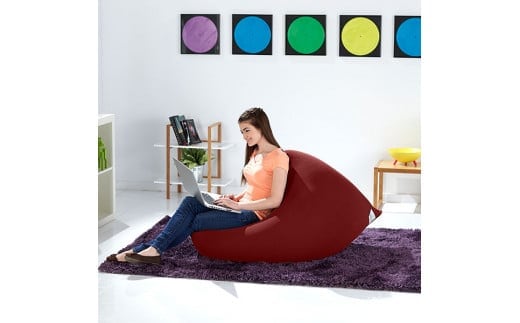 Yogibo Mini Premium（ヨギボー ミニ プレミアム）＜ワインレッド＞