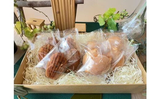 GF-11 多気町産柿のマドレーヌとみかんのジャムケーキ