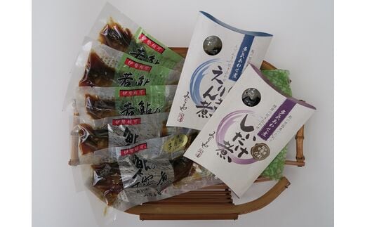 MN-01 料亭の鮎の甘露煮と地元産山菜佃煮セットA