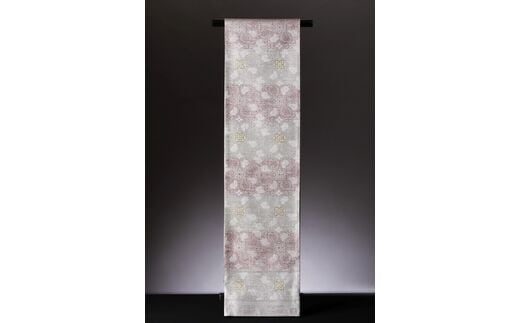 SG-08 御山杉染め 袋帯 葡萄唐草二釜文 「お仕立（帯芯付き）」