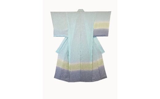 SG-12 御山杉染め 正波段ぼかし附下（別誂え染め、別誂え仕立、胴裏、八掛付）