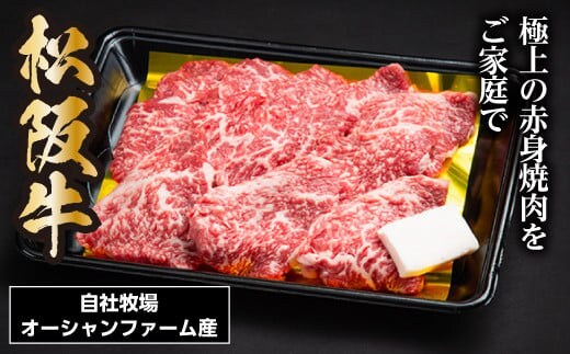 松阪牛焼肉 (赤身) 400g / 松阪牛 冷凍 瀬古食品 JGAP認定 松阪肉 名産 お取り寄せグルメ 牛肉 お肉 肉 和牛 黒毛和牛 国産 国産牛 松阪牛 ブランド牛 ご自宅用 家庭用 ギフト 贈答用 産地直送 松阪 牛 赤身 焼肉 焼肉用 三重県 大台町 0030
