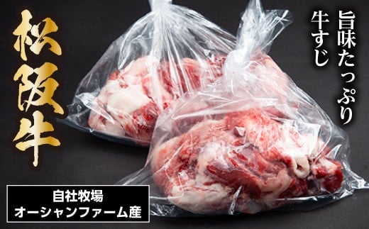 松阪牛 すじ 500g×2P 計 1kg/ 冷凍 瀬古食品 JGAP認定 松阪肉 名産 お取り寄せ 牛肉 お肉 肉 和牛 黒毛和牛 国産 国産牛 牛すじ 牛筋 ブランド牛 ご自宅用 家庭用 ギフト 贈答用 真空パック 産地直送 松阪 牛 カレー おでん 煮込み 三重県 大台町 0060