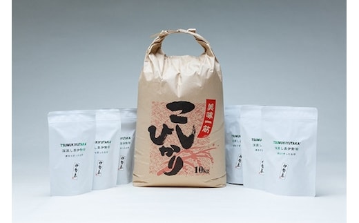 こしひかり 精米 10kg 奥伊勢茶(5g×20)3袋 (2g×40)3袋 / 積木商店 お米 お茶 三重県 大台町 285