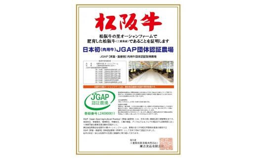 SS01 松阪牛焼肉（特選カルビ） 500ｇ／（冷凍）ギフト箱包装 瀬古食品