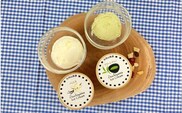 大内山アイスクリーム2個ずつセット　バニラ・グリーンティー【khy004-1B】