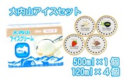 大内山アイスセット / アイスクリーム アイス バニラ 抹茶 グリーンティー イチゴ ストロベリー チョコ チョコレート 大容量【khy042B】