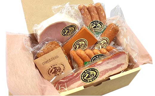 伊吹ハム 伊吹ハム7点セット ハム ベーコン ウィンナー ウインナー 詰め合わせ ギフト キャンプ BBQ 肉 お肉 豚 豚肉 食べ比べ おつまみ つまみ 伊吹 国産 