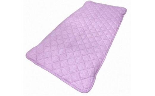 「琵琶湖の敷パット」セミダブル 近江布団 寝具 敷きパッド 伝統技術 グレー