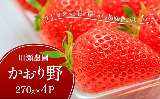 川瀬農園のかおり野 4パック