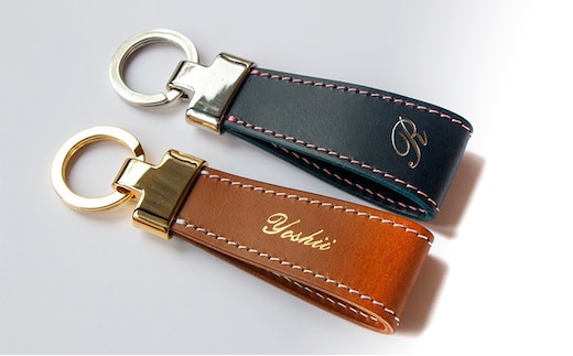 SOキーリング ブッテーロ（ヌメ革） ファッション 小物 アクセサリー 雑貨 日用品 文房具 レザー 高級革 牛革 名入れ 贈り物 