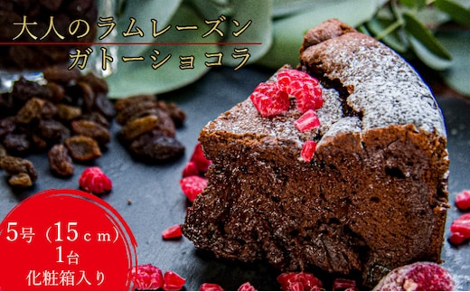 大人のラムレーズン ガトーショコラ 洋菓子 スイーツ デザート おやつ ギフト 手土産 