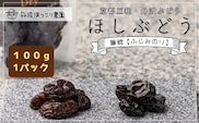 京都三和・丹波ぶどう＜藤稔>ほしぶどう（ドライ）　100g　1パック ふるさと納税 ドライフルーツ ほしぶどう 干しブドウ レーズン ドライレーズン 三和ぶどう ふじみのり 藤稔 100g 手作り 三和町 特産 丹波 京都府 福知山市 FCCO009