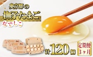 【3ヵ月定期便】奥京都の撫子たまご 40個×3ヶ月(割れ保証10個) 三和鶏園 MS～LLサイズ / FCDZ005