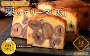 栗のテリーヌ「天」 (1本)【fc-ZX003】【足立音衛門】