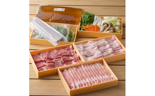 豚肉 農林水産大臣賞受賞 京丹波高原豚 しゃぶしゃぶ セット 九条葱 出汁 蕎麦 ロース 肩ロース 豚バラ 野菜 柚子胡椒 お肉 豚 肉 しゃぶしゃぶ肉 ブランド 京都 牛肉/しゃぶしゃぶ 