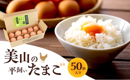 美山の平飼いたまご 50個 | 卵 タマゴ 平飼い 卵かけごはん お菓子作り 国産 南丹市
