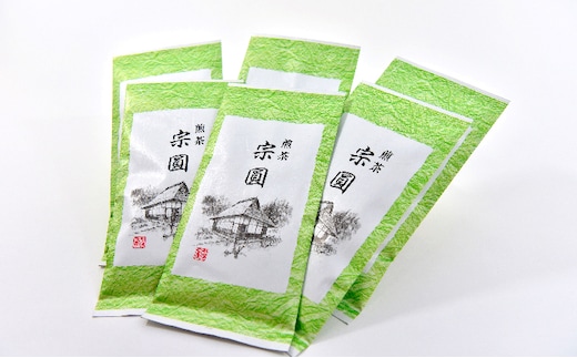 一級煎茶 宗圓80g×6本〈煎茶 緑茶 お茶 茶 茶葉 加工食品〉 
