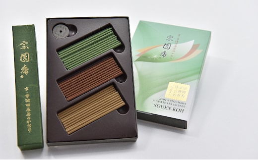 京・宇治田原茶のかおり 宗圓香アソートセット〈お香 お茶 香り お線香 緑茶 京番茶 ほうじ茶 インテリア 工芸品〉 雑貨 日用品 