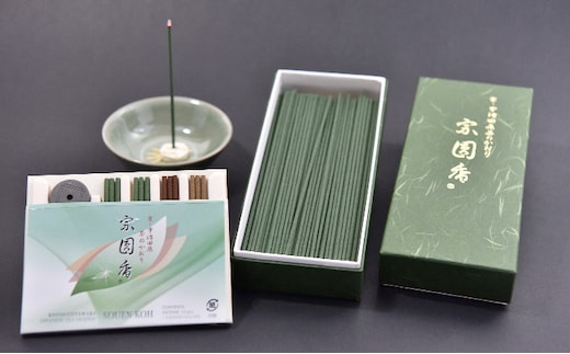 京・宇治田原茶のかおり 宗圓香セット〈お香 お茶 香り お線香 緑茶 京番茶 ほうじ茶 インテリア 工芸品〉 