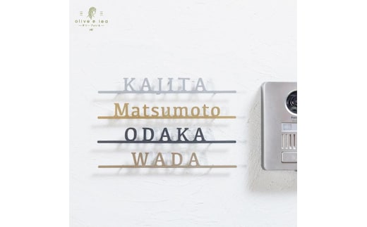 ステンレスBAR切文字 表札 〈表札 ステンレス 切文字 切文字表札 オーダーメイド表札 アンティーク表札 おしゃれ 戸建 マンション 新築 引っ越し〉 