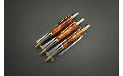 天然屋久杉回転式ボールペン(0.7mm)1本〈 ペン 文具 工芸品 文房具 木