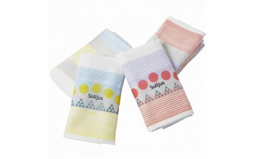 ソ・リュース フェイスタオル 6枚【泉州タオル 国産 吸水 普段使い シンプル 日用品】 010B035