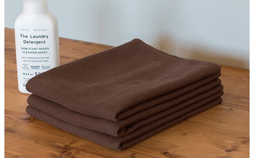 スピードライガーゼバスタオル 3枚セット（ブラウン） G2036