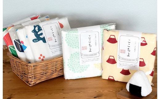 ここちよ フェイスタオル アソート 6枚セット G2048