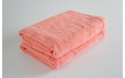 シルキータッチ バスタオル ピンク 2枚 G2052